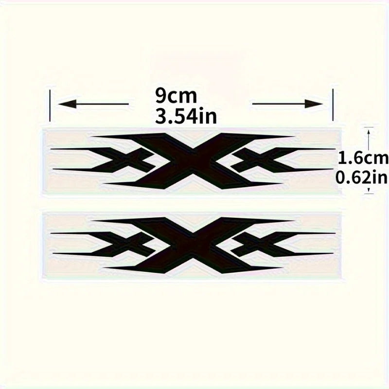 Bicycle Decal Waterproof 2PCS 