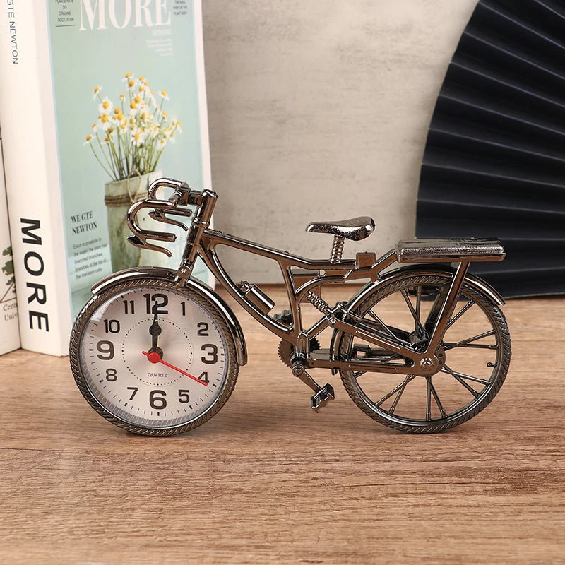Relógio de mesa retrô para bicicleta