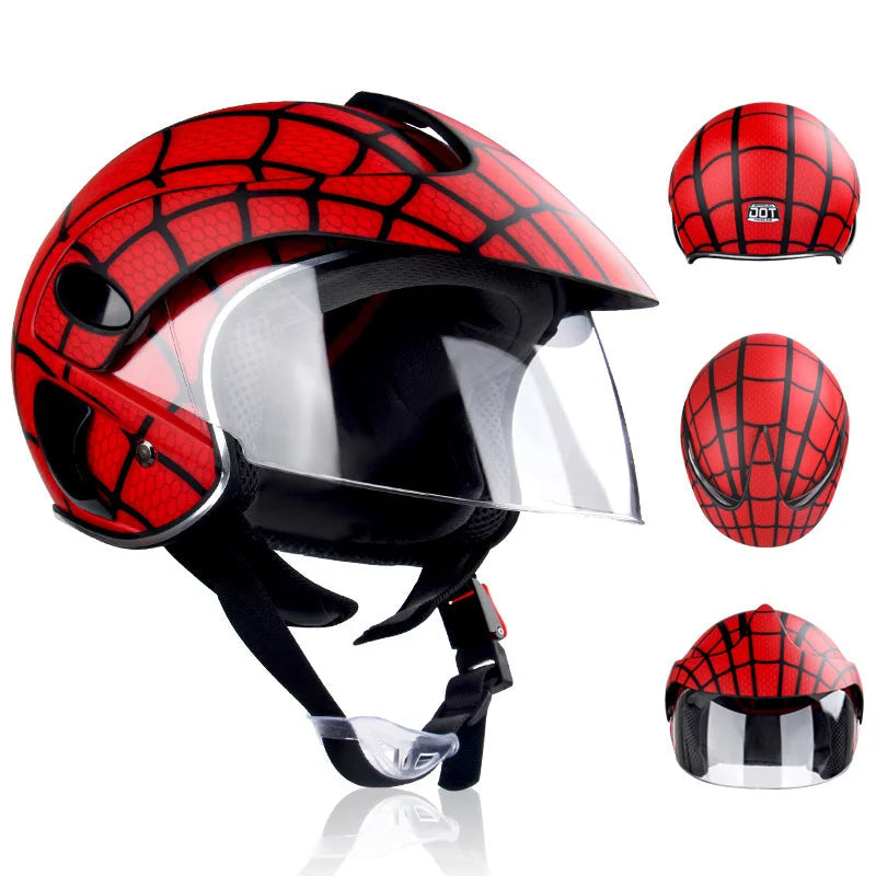 Children’s Cartoon Motorcycle Helmet