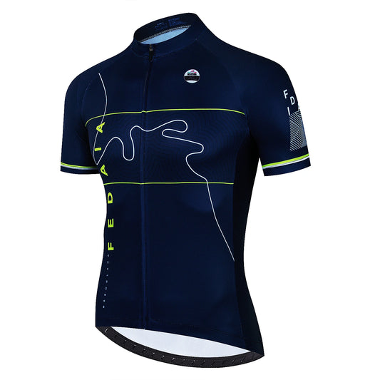 Men’s Short Sleeve Cycling Jersey – Breathable Road Bike Shirt