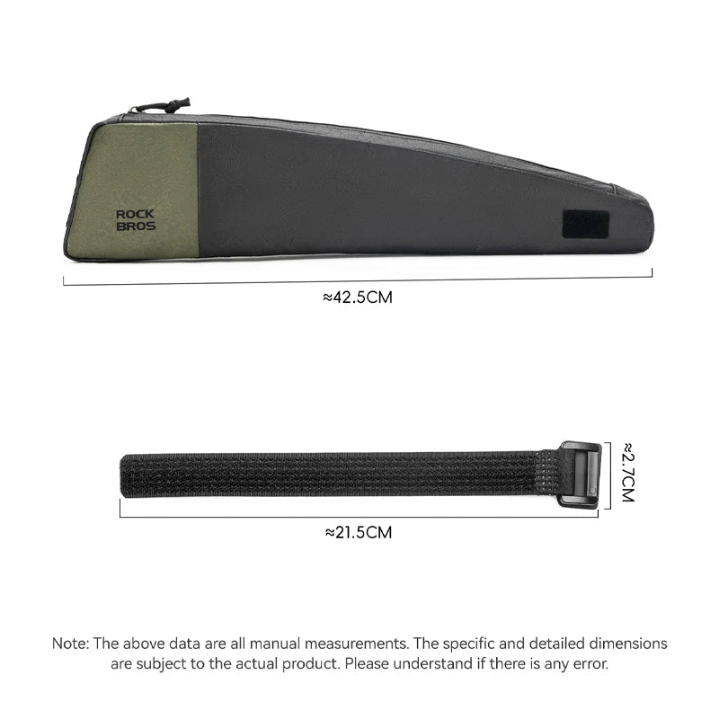 Bikepacking Top Tube Bag 0.9L – Rainproof Front Frame Diagonal Bag