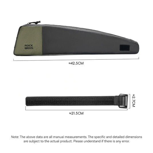 Bikepacking Top Tube Bag 0.9L – Rainproof Front Frame Diagonal Bag