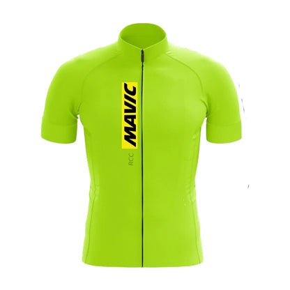 Men’s Cycling Jersey Short Sleeve – Breathable Full Zip Road MTB