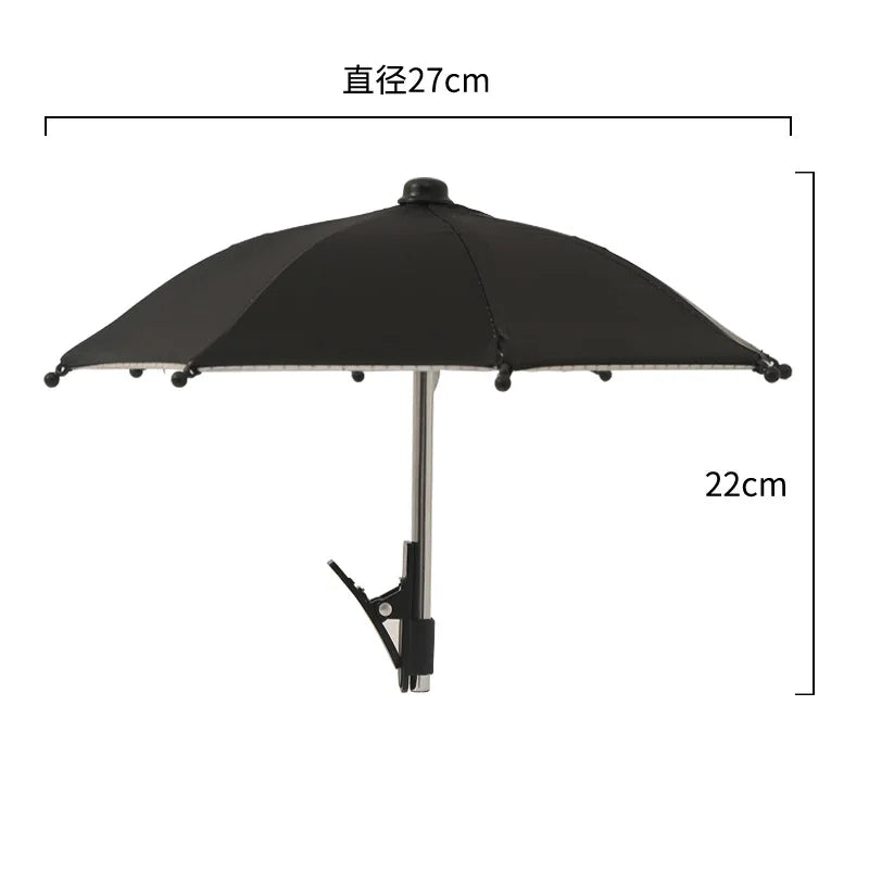 Ombrello parasole per cellulare