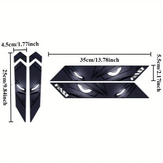 Pack of 4 Riding Stickers “Eye Kill” 
