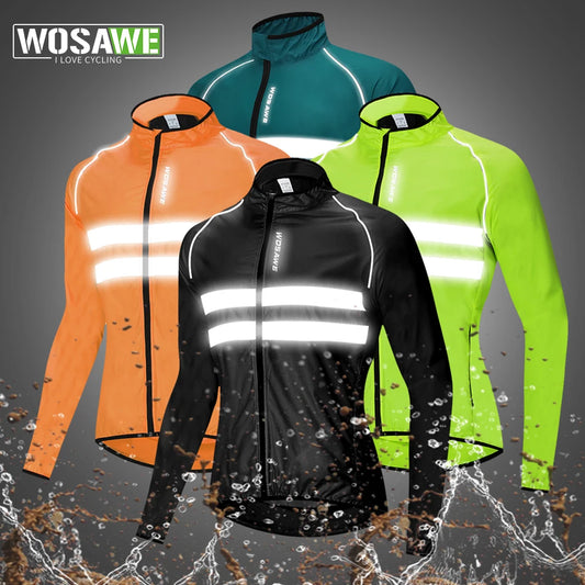 Men’s Cycling Windbreaker Jacket – Windproof, Water-Resistant