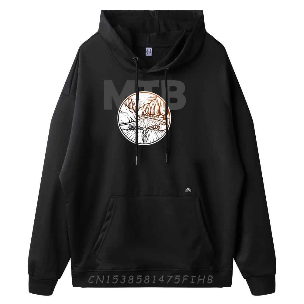 Mountain Bike Graphic Hoodie Man 