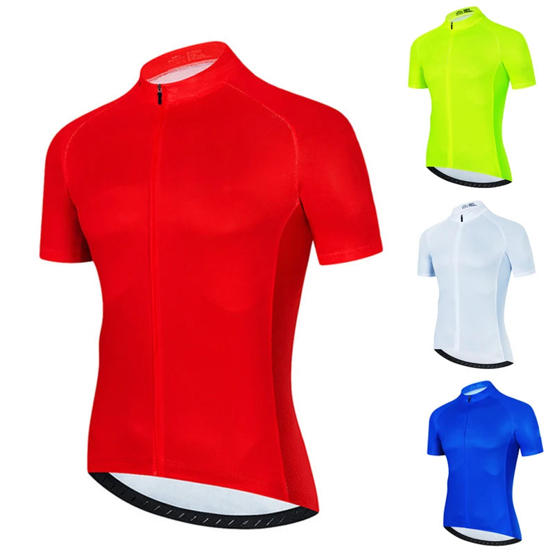 Short Sleeve Cycling Jersey – Quick-Dry Breathable Summer Bike Shirt