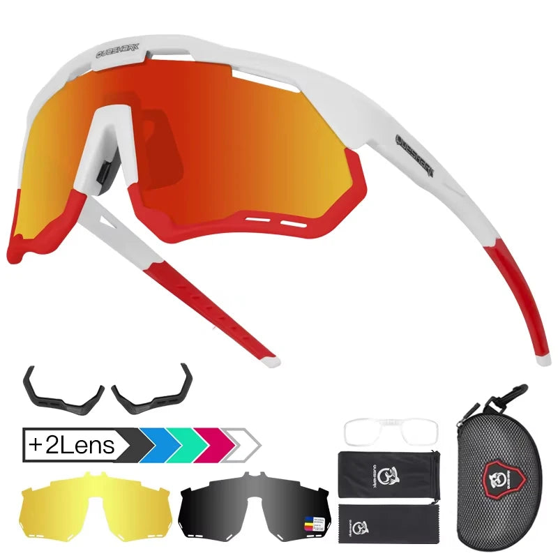 Sports Sunglasses with Modular Frame