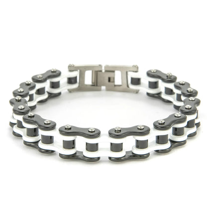 Bicycle Chain Link Bracelet – Punk Biker Style | 5 Designs