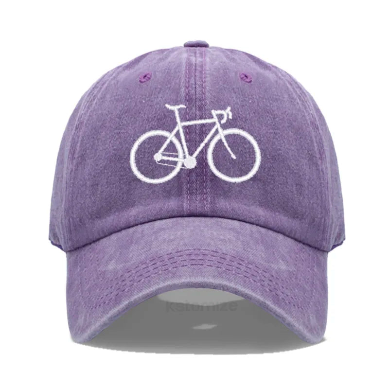Fahrrad-Baseballmütze aus Baumwolle