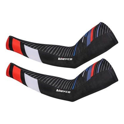 UV Sun Protection Cycling Arm Sleeves – Icy Silk | 16 Designs | S–3XL