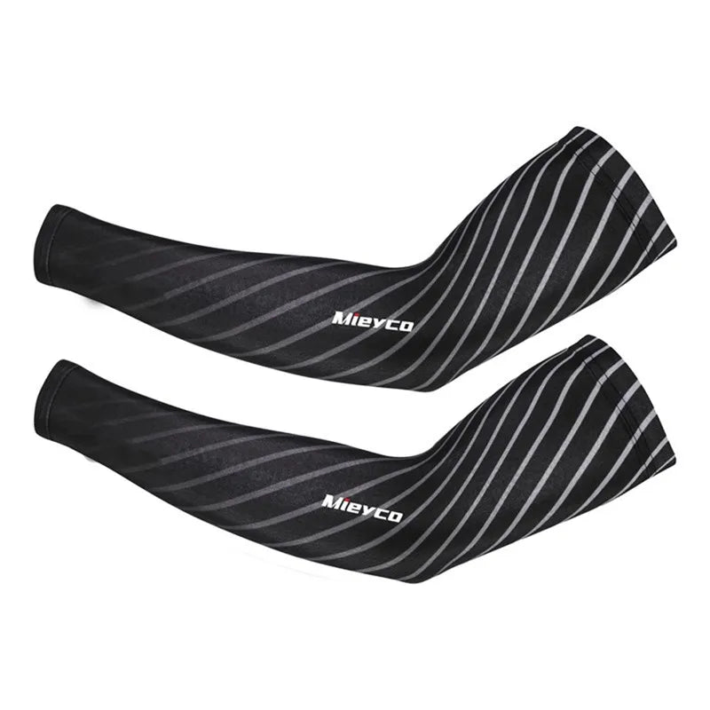 UV Sun Protection Cycling Arm Sleeves – Icy Silk | 16 Designs | S–3XL