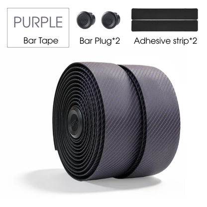 Road Bike Handlebar Tape – Anti-Slip Waterproof PU+EVA Bar Wrap