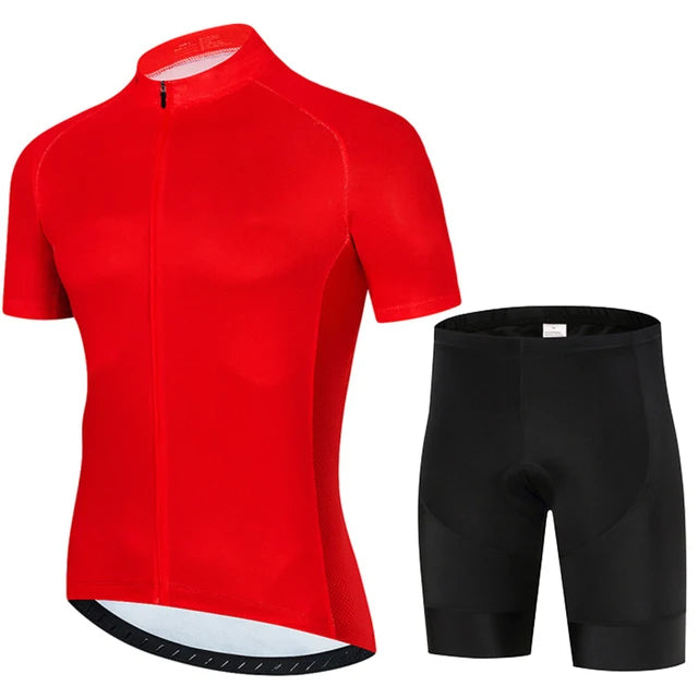 Cycling Jersey and Bib Shorts Set 
