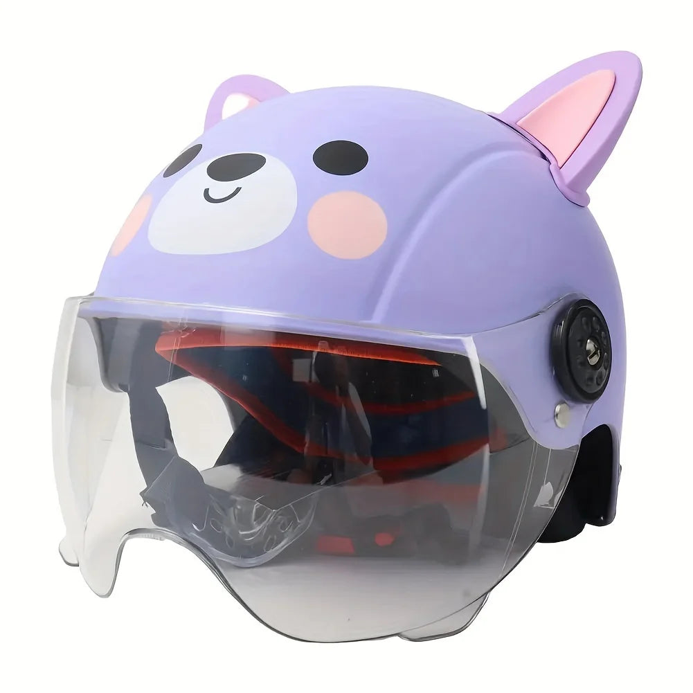 Kids Cartoon Bear Helmet