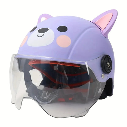Kids Cartoon Bear Helmet