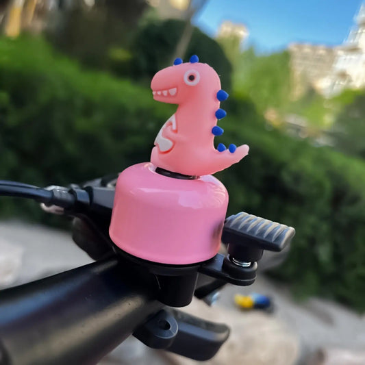 Dinosaur Kids Bike Bell – Loud Metal Horn | Blue, Pink & Yellow