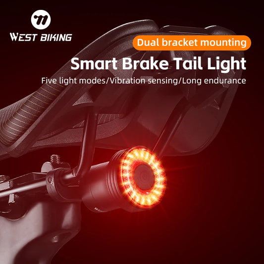Smart Bicycle Brake Tail Light