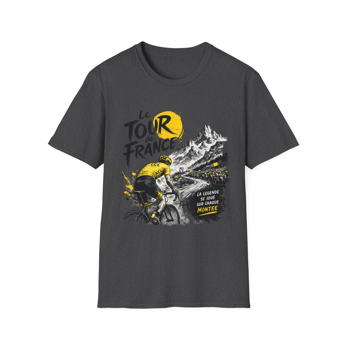 Tour de France 2026 Retro Cyclist Tee – Pure Cotton Oversized