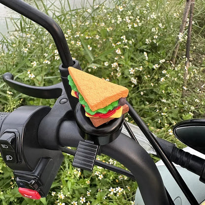 Cartoon Food Bike Bell – Kids Bicycle Accessory