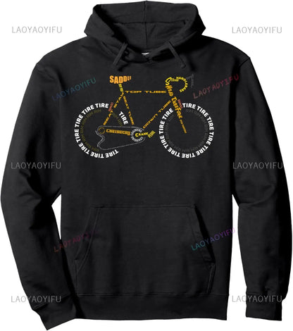 Bicycle Anatomy Hoodie Fans