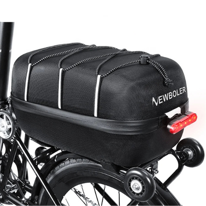 Hard Shell Folding Bike Rear Seat Bag – Waterproof 10L