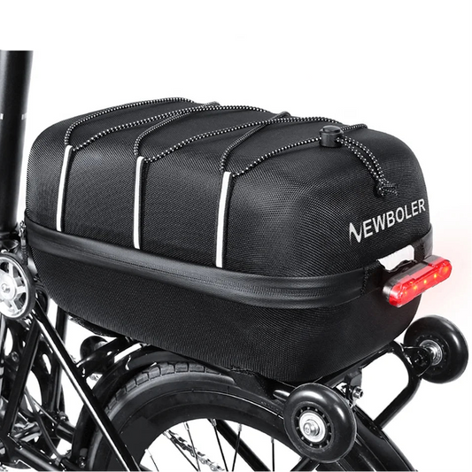 Hard Shell Folding Bike Rear Seat Bag – Waterproof 10L