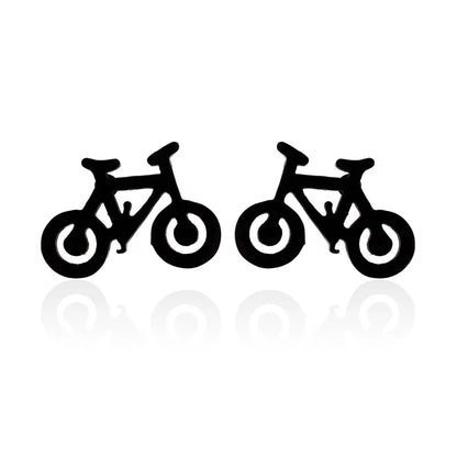 Sport Bicycle Earrings for Men 
