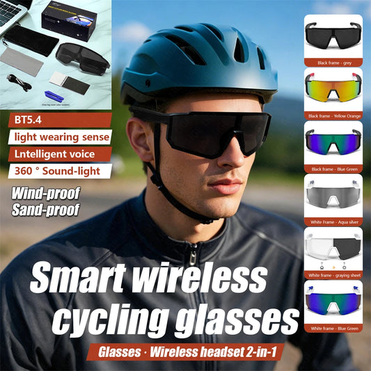 Smart Wireless Cycling Glasses