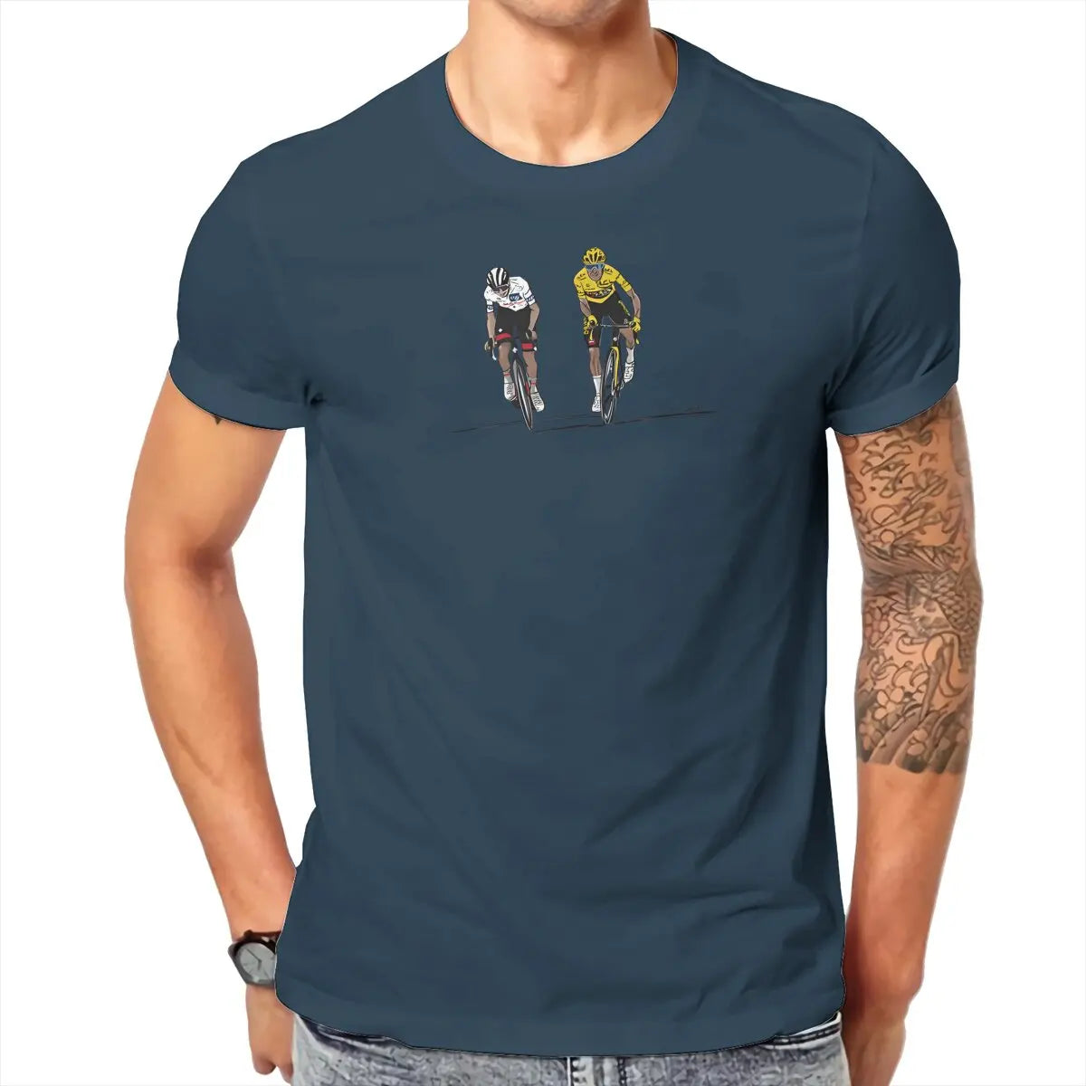 Camicia grafica classica da ciclista
