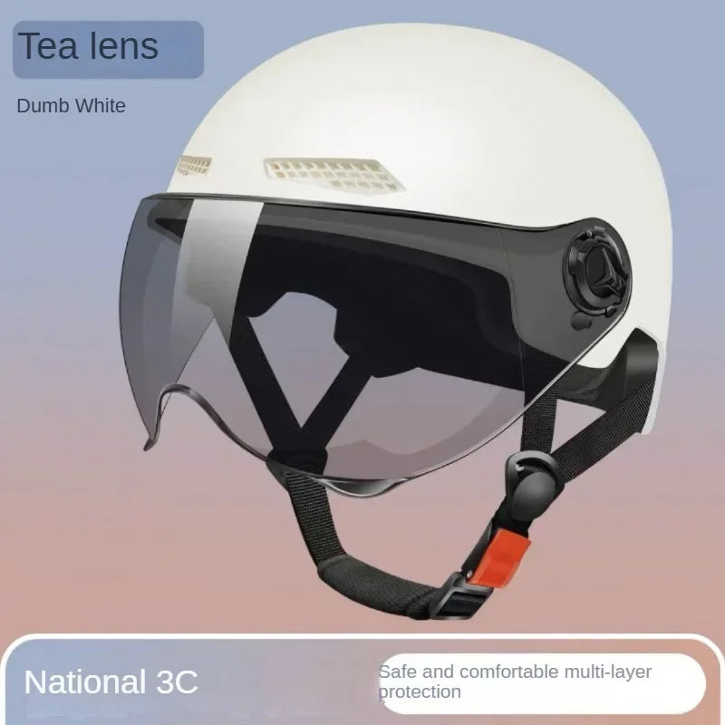 Bicycle Safety Helmet with Goggles 