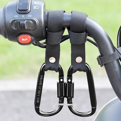 Bike Handlebar Hook Set (2 pcs) – Universal Helmet & Bag Hanger for E-Bikes