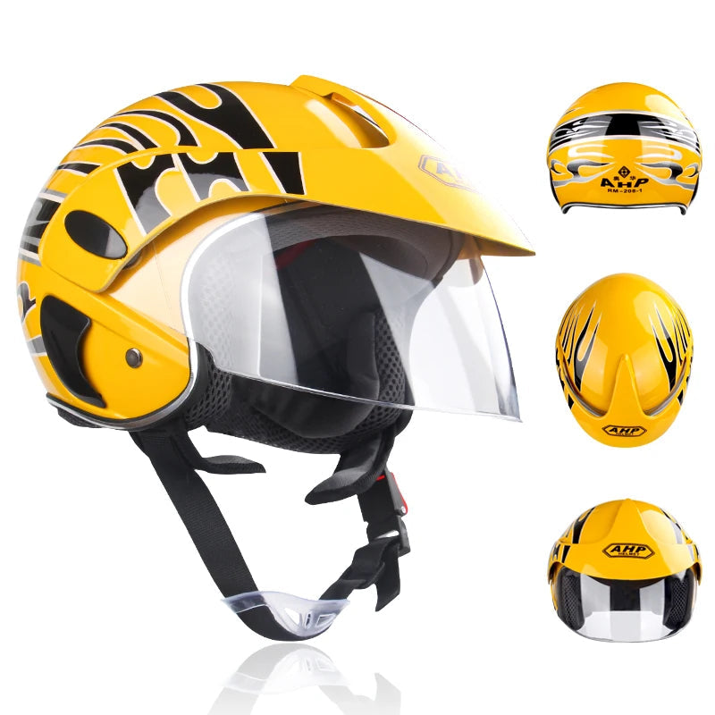 Children’s Cartoon Motorcycle Helmet