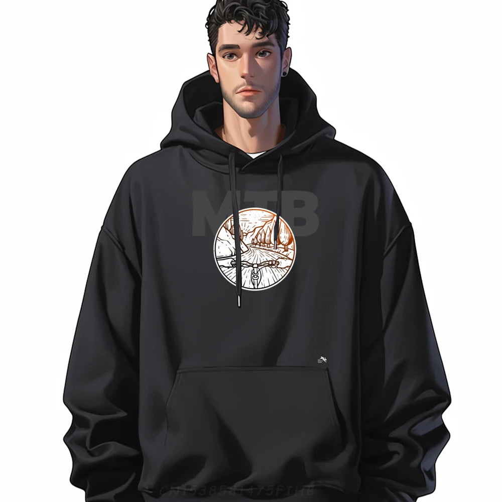 Mountain Bike Graphic Hoodie Man 