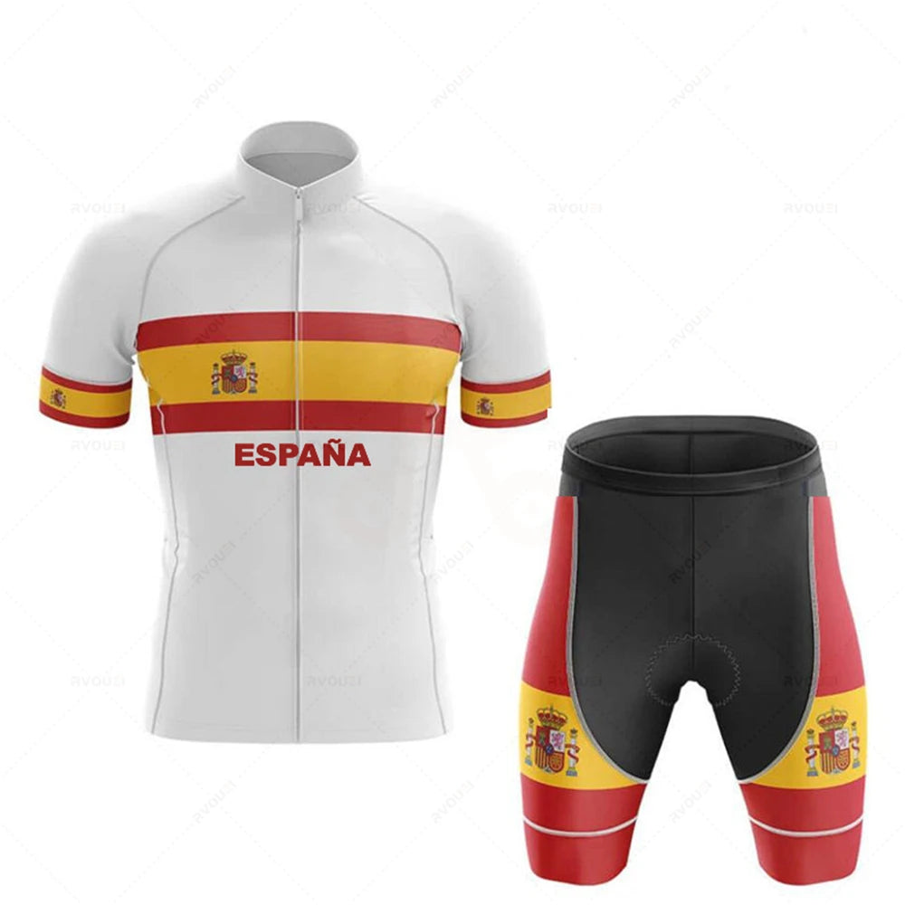 Conjunto de ciclismo Espanha 