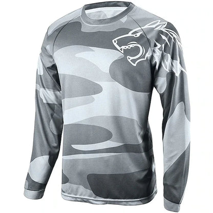 Men’s Downhill Long Sleeved Bicycle Jersey