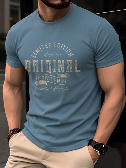 Men's Cycling Print T-Shirt – Cotton Casual Sports Tee