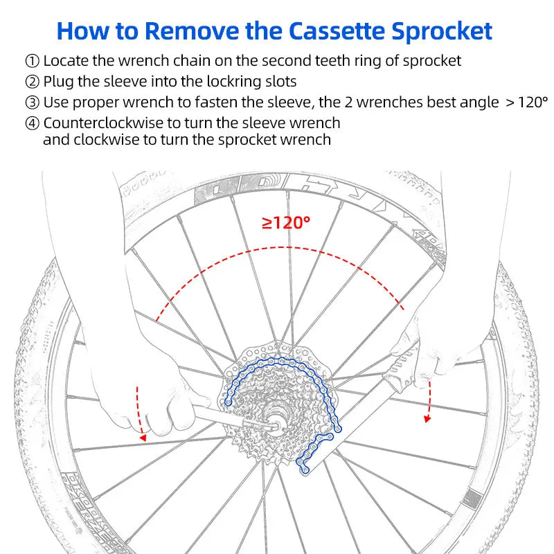 Bicycle Chain Whip Tool 