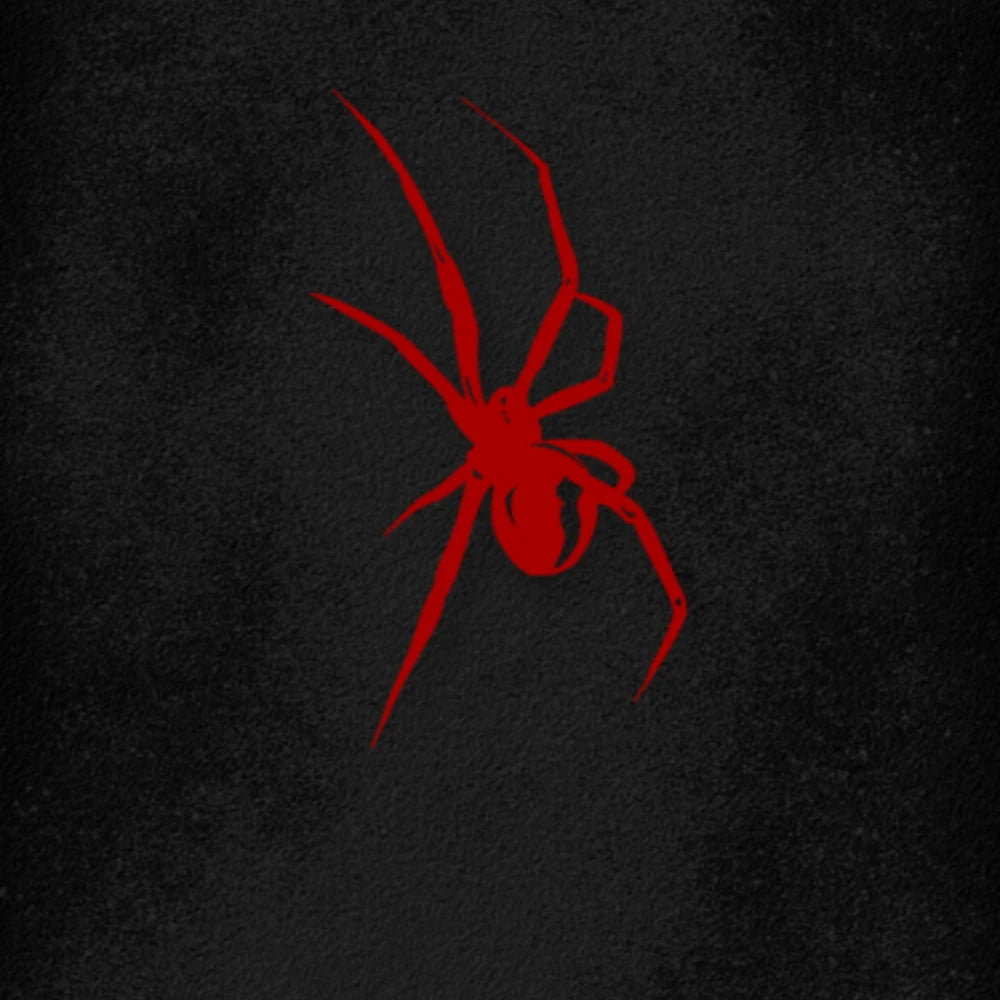 Autocollante réflexive agressive "Black Widow"