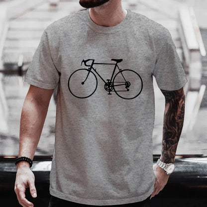 Camisa de bicicleta de gran tamaño para hombre 