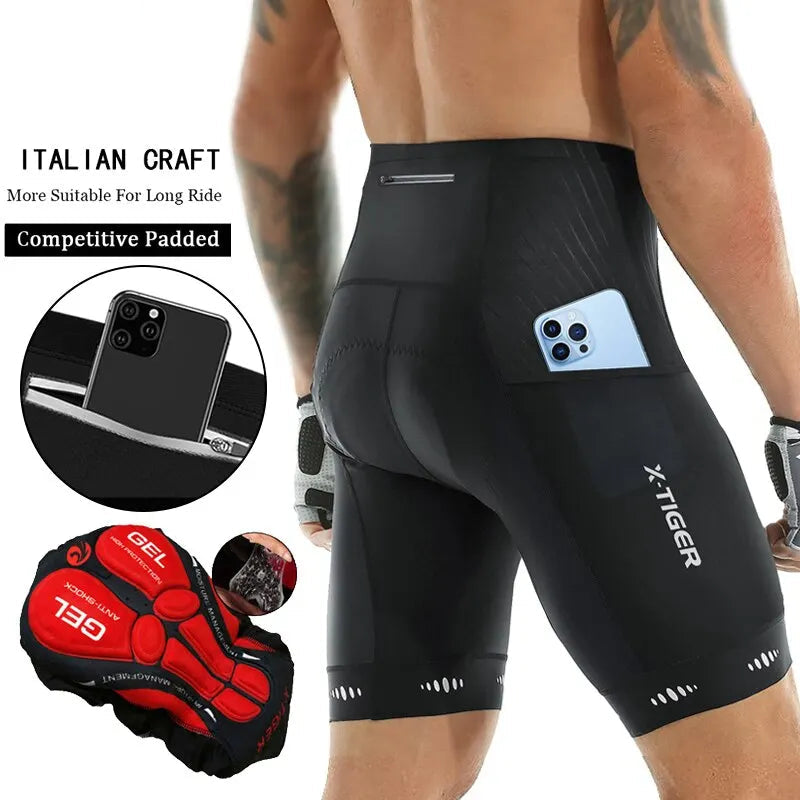 Men Cycling Shorts 5D Gel Padded