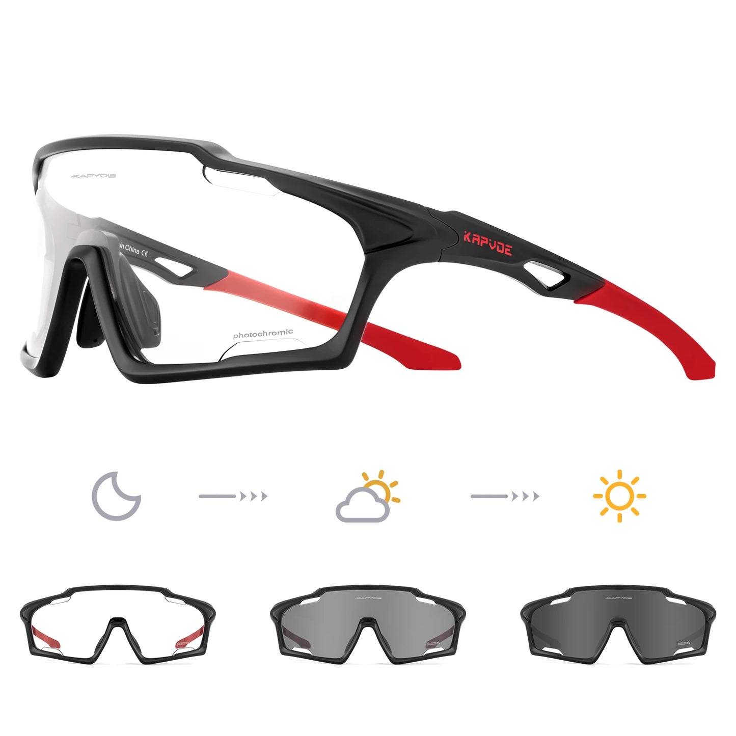 Light-Adaptive Cycling Glasses