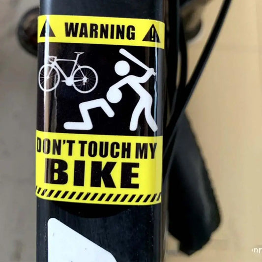 Bicycle Warning Stickers