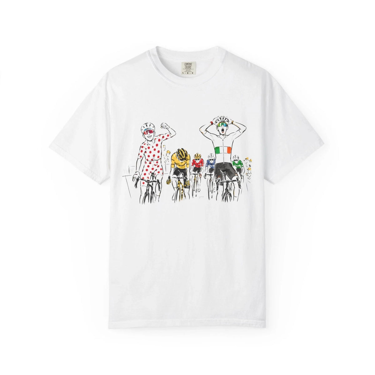 Tour de France 2026 Cycling Graphic Tee – Oversized Fit