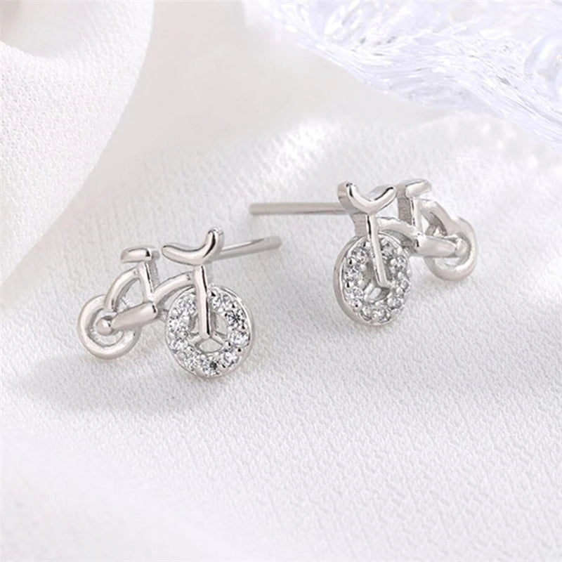 Mini Stylish Bike Earring for Men 
