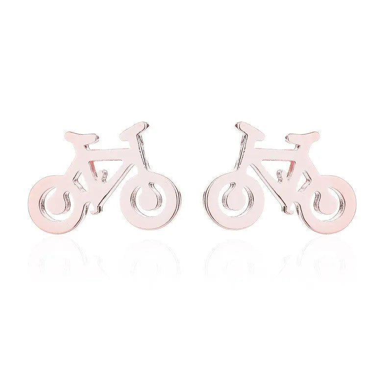 Sport Bicycle Earrings for Men 