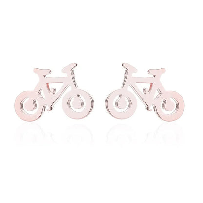 Sport Bicycle Earrings for Men 