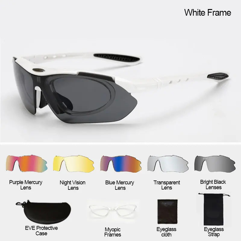 Multi-Lens Cycling Sunglasses