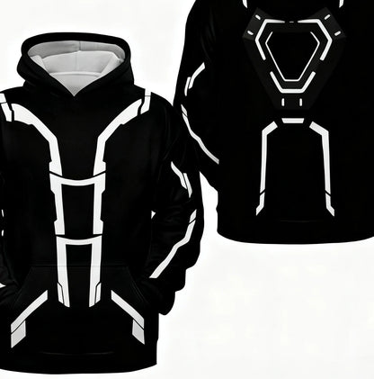 Light Cycle Themed Men's Hoodie